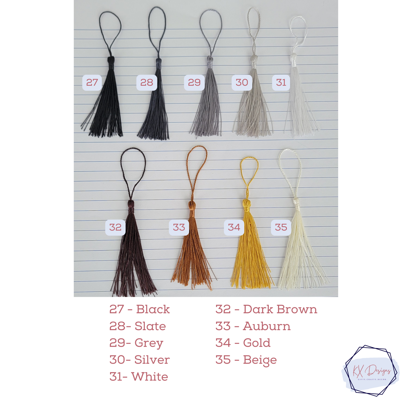 Patterned Acrylic Bookmarks with tassels or suede cords