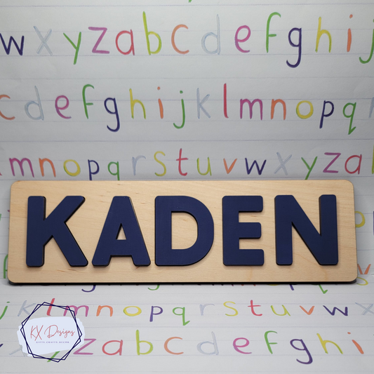 Personalized Newborn/Kids Wooden Name Puzzle