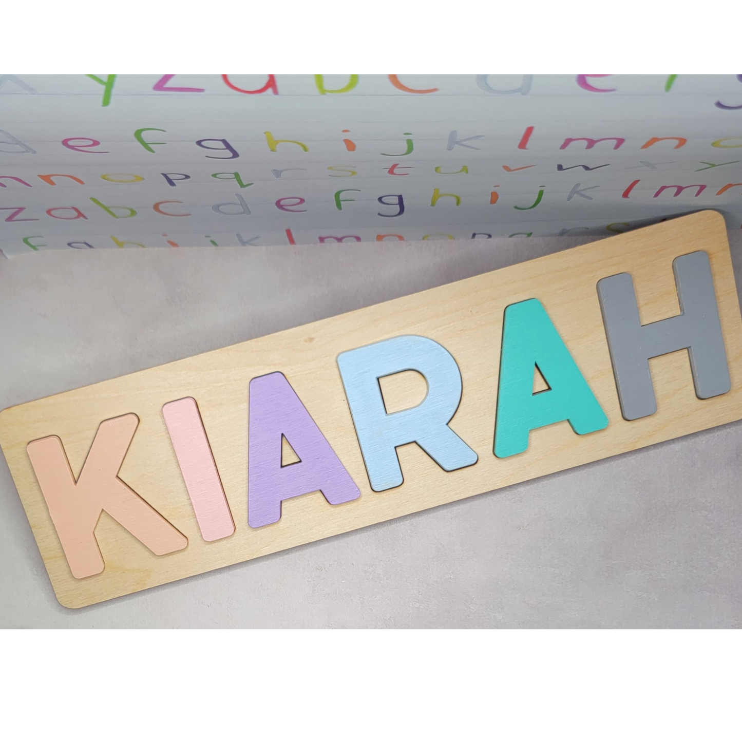 Personalized Newborn/Kids Wooden Name Puzzle