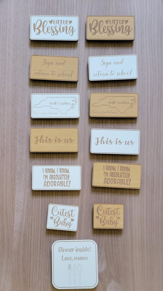 Wooden Magnets